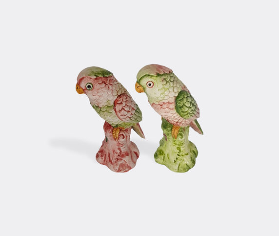 Les-Ottomans 'Parrot' sculptures set, small multicolor OTTO23PAR415MUL