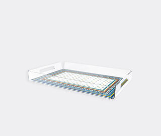 VESTA 'Decor' tray, foulard multicolor MULTICOLOUR VEST25DEC966MUL