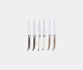 Jean Dubost Laguiole &#39;Block&#39; steak knife, set of six, silver SILVER JEDL24KNI115SIL