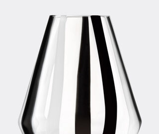 LSA International 'Stripe' vase, small, black and white MULTICOLOUR LSAI25STR702MUL