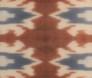 Les-Ottomans 'Ikat' glass tray, red MULTICOLOUR OTTO21MUR870MUL