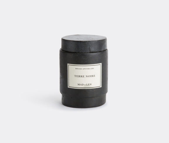Mad et Len 'Monarchia' candle, Terre noire BLACK MALE15BOU302BLK