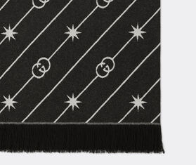 Gucci 'Diagonal' plaid blanket, black BLACK GUCC22PLA140BLK