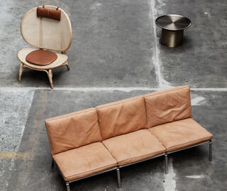 NORR11 'Nomad' lounge chair, cognac MULTICOLOUR NORR21NOM882BRW