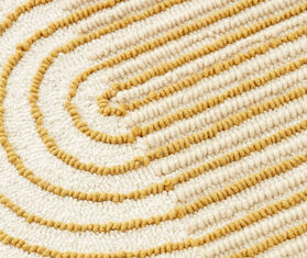 GAN &#39;Ply&#39; rug, yellow BROWN GANR20PLY341BRW