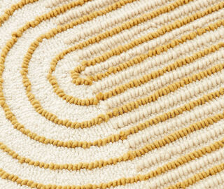 GAN 'Ply' rug, yellow BROWN GANR20PLY341BRW