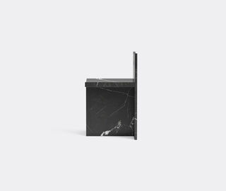MCGANNON SAAD 'Thebes' chair, nero marquina BLACK MCSA25THE181BLK