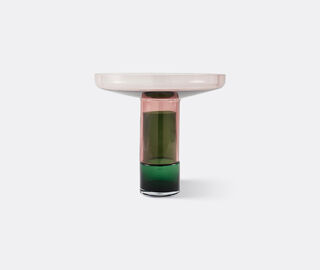 POLSPOTTEN 'Formy' vase, disk, pink and green MULTICOLOUR POLS25VAS997MUL