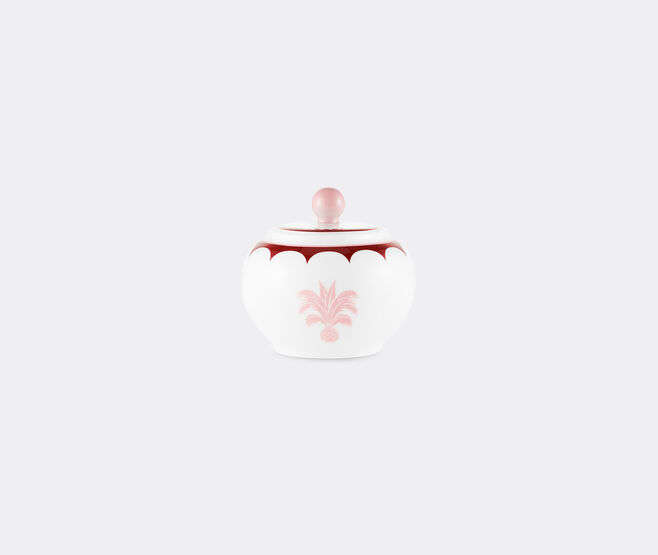 Aquazzura Casa 'Jaipur' sugar bowl, bordeaux and pink MULTICOLOUR AQUA23JAI744MUL