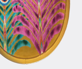 Les-Ottomans Iron tray, oval MULTICOLOUR OTTO20IRO375MUL