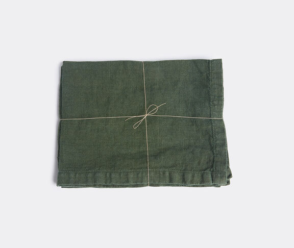 Once Milano Placemats, Heavy Linen, Set Of 2  Green ${masterID} 2