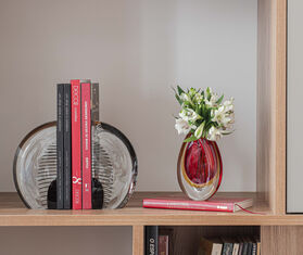 Gardeco &#39;Vase 96&#39;, mini, red and amber RED GARD23VAS254MUL