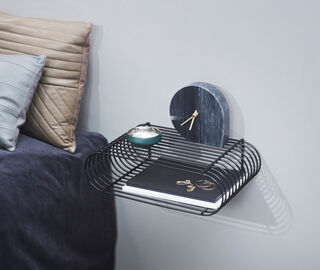 AYTM 'Curva' shelf, black BLACK AYTM26CUR392BLK