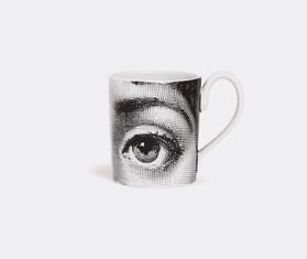 Fornasetti &#39;Occhi&#39; mug WHITE FORN23MUG167MUL