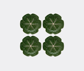 Bordallo Pinheiro &#39;Couve&#39; dinner plate, set of four GREEN BOPI23COU567GRN