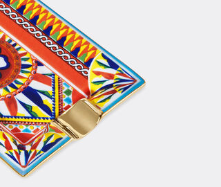 Dolce&amp;Gabbana Casa 'Carretto Siciliano' ashtray, rectangular MULTICOLOUR DGCA22POR323MUL
