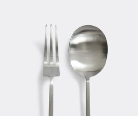 101 Copenhagen &#39;Kogei&#39; salad servers, brushed steel SILVER COPH24KOG666SIL