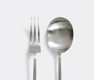 101 Copenhagen 'Kogei' salad servers, brushed steel SILVER COPH24KOG666SIL