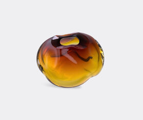 Alexa Lixfeld 'Ocean Wavy' centerpiece, amber AMBER ALEX23GLA518AMB