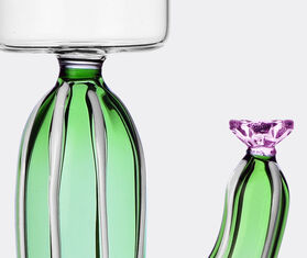 Ichendorf Milano &#39;Desert Plants&#39; tealight, set of two, green, pink and white MULTICOLOUR ICMI25DES207MUL