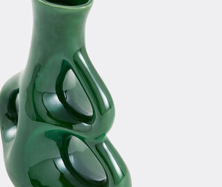 POLSPOTTEN 'Three Ears' vase, small, dark green GREEN POLS25VAS161GRN