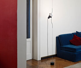 Flos 'Parentesi' pendant lamp, nickel, UK plug SILVER FLOS23PAR333SIL