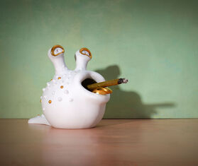 L'Objet 'Haashtray', large WHITE LOBJ22HAA330WHI