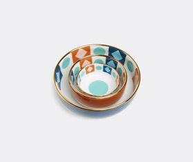 La DoubleJ 'Diamond Dots' nesting bowls, set of three MULTICOLOUR LADJ22NES349MUL