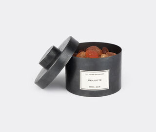 Mad et Len 'D'Apothicaire' pot pourri totem, Graphite BLACK MALE23POT122BLK