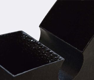 Federica Cammarota 'Rock' desk bin, black BLACK CAMM24ROC065BLK