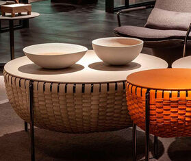 Poltrona Frau &#39;Cretto&#39; bowl, large GREY POFR20CRE461GRY