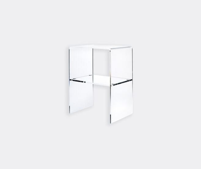 VESTA 'Vega 2.0' bedside table, transparent TRANSPARENT VEST25VEG489TRA
