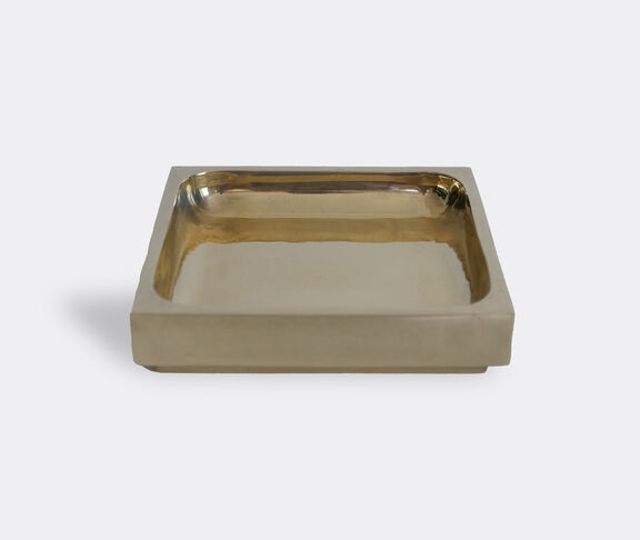 Michael Verheyden Small square tray, brass undefined ${masterID}