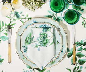 Aquazzura Casa &#39;Secret Garden&#39; napkin, set of two GREEN AQUA23SEC185GRN