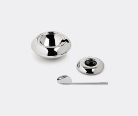 Tom Dixon 'Form' sugar dish and spoon SILVER TODI19FOR775SIL