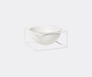 Audo Copenhagen 'Kubus' centerpiece, large, white WHITE BYLA22BOW325WHI