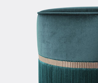 Lorenza Bozzoli Couture 'Couture' ottoman, medium, green GREEN LOBO20COU295GRN
