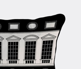 Fornasetti &#39;Architettura&#39; cushion, black and white WHITE FORN24CUS369MUL