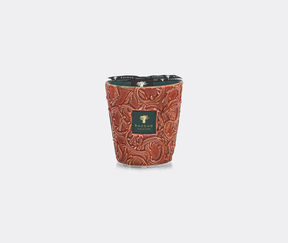 Baobab Collection 'Brame Artemis' candle, medium, ochre red RED BAOB25SCE005RED