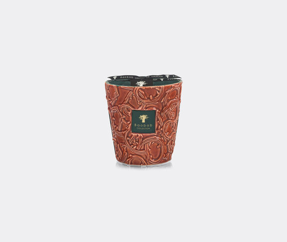 Baobab Collection 'Brame Artemis' candle, medium, ochre red RED BAOB25SCE005RED