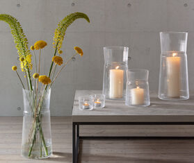 LSA International 'Gio Line' tealight holder, set of four TRANSPARENT LSAI20GIO025TRA