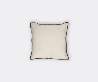 Pomax 'Alpha Opposites' cushion, ivory and chocolate MULTICOLOUR POMA26ALP205MUL