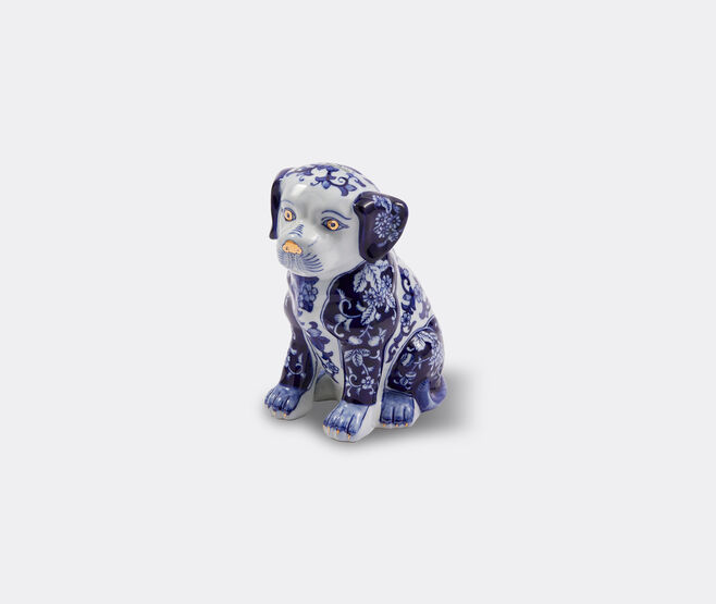 POLSPOTTEN 'Puppy' piggy bank, dark blue BLUE POLS25PIG143BLU