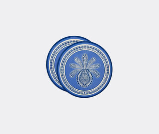 La DoubleJ 'Big Pineapple', placemat, set of two, blue BLUE LADJ25DIS000MUL