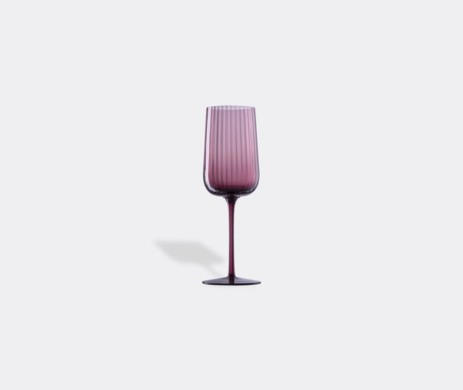 NasonMoretti 'Gigolo' white wine glass, rigadin violet PURPLE NAMO22GIG109PUR