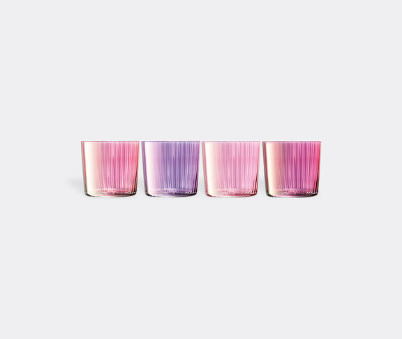LSA International 'Gems' tumbler, set of four, garnet PINK LSAI23GEM480PIN