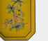 Les-Ottomans 'Fauna' hand painted iron tray, yellow leopard multicolor OTTO23FAU149MUL