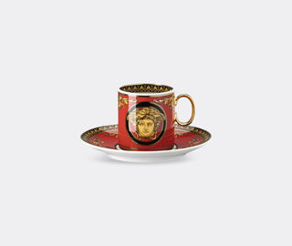 Rosenthal 'Medusa' espresso cup and saucer RED ROSE23MED268RED