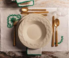 House of Capricorn 'Vime' soup plate, white WHITE HOCA26VIM625WHI