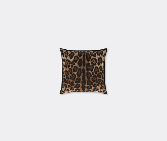 Dolce&Gabbana Casa Small Cushion In Canvas - Leopardo undefined ${masterID} 2